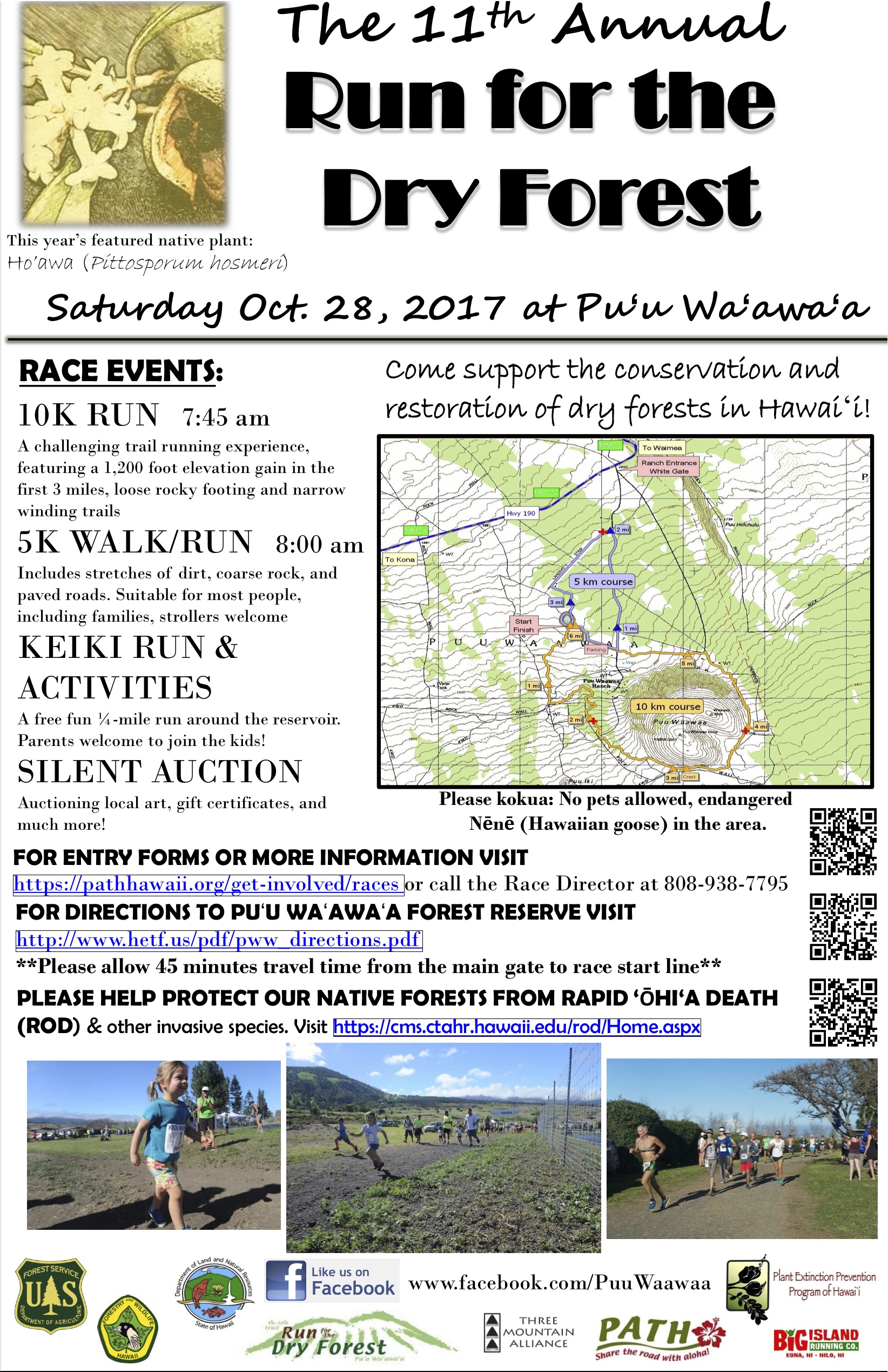 ʻAlalā Project Puʻu Waʻa Waʻa Run for the Dry Forest