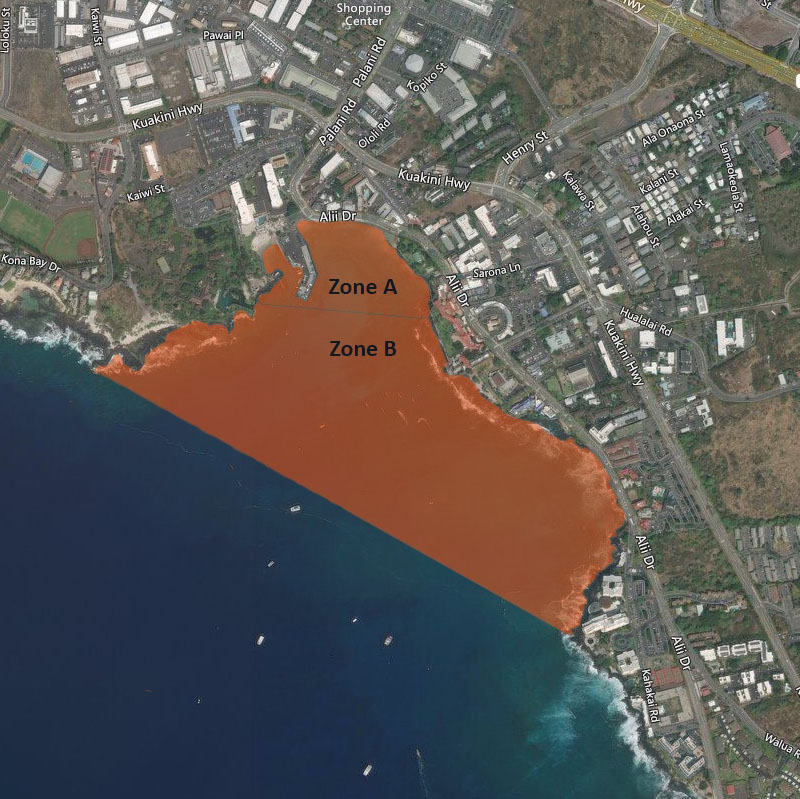 Division of Aquatic Resources  Regulated Fishing Areas on Hawai'i Island