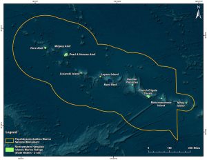 Papahānaumokuākea Marine National Monument. Click image to enlarge.
