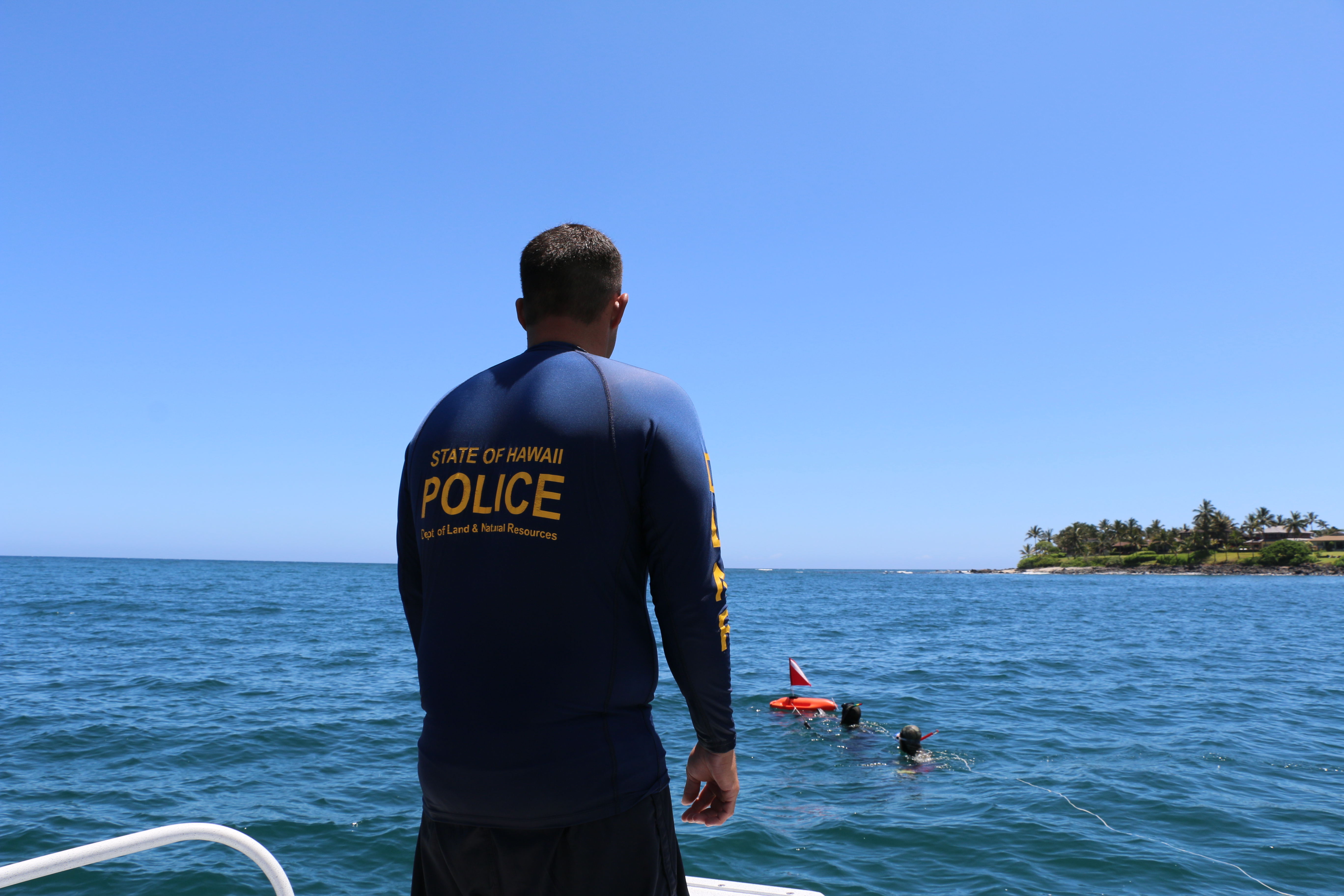 Division of Conservation and Resources Enforcement DLNR Enforcement Officers Conduct Outreach