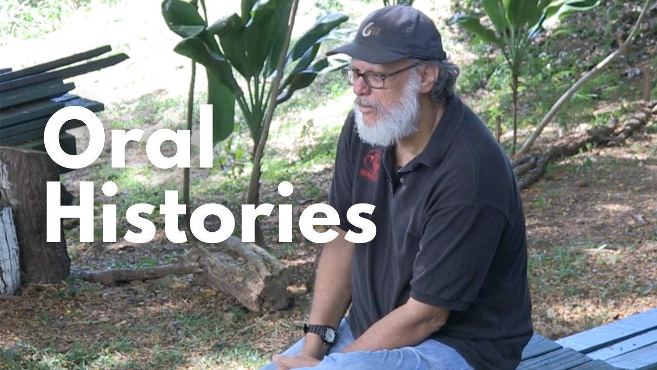 An image of a person sharing an oral history