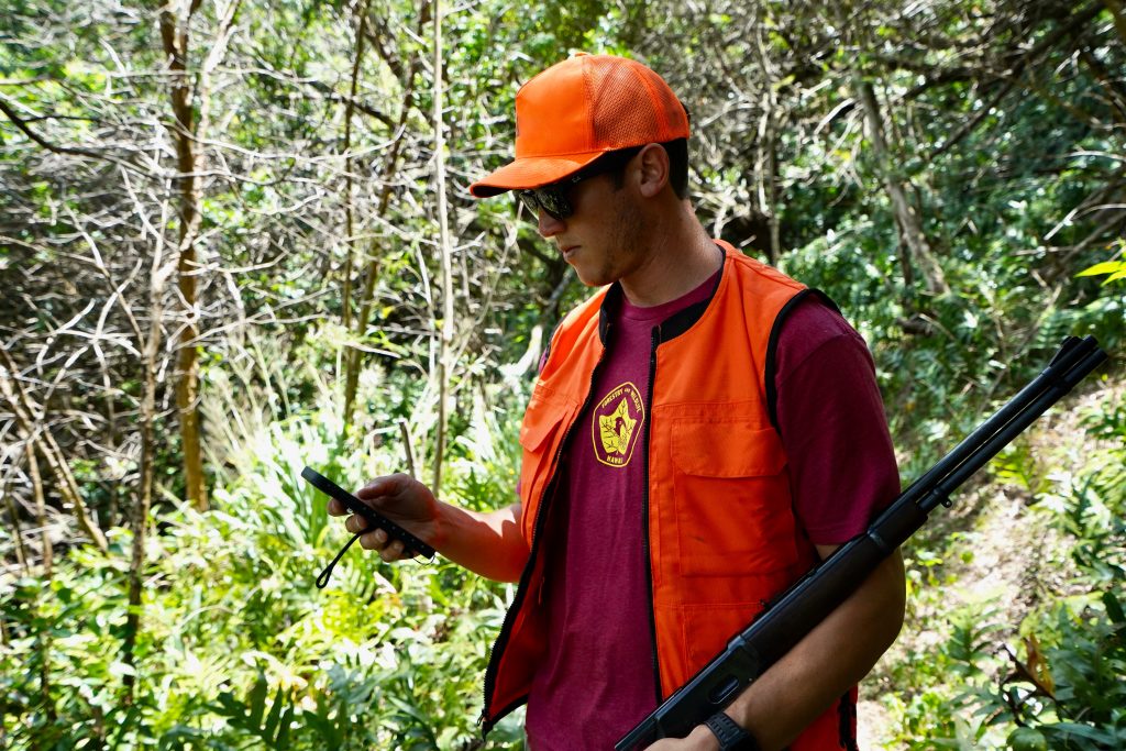Hunting Program: Our Oʻahu Game coordinator tests our new Outerspatial app