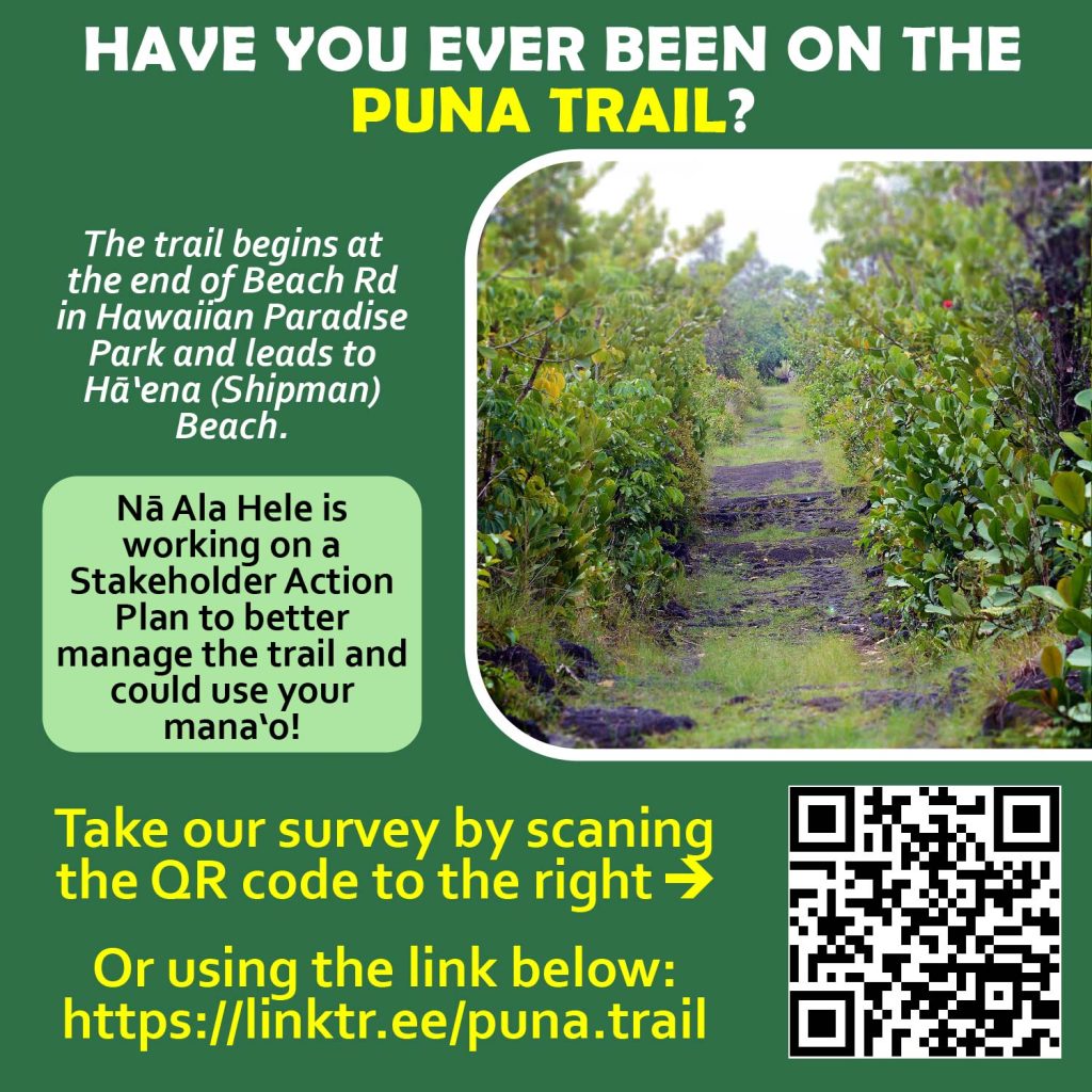 Puna trail survey