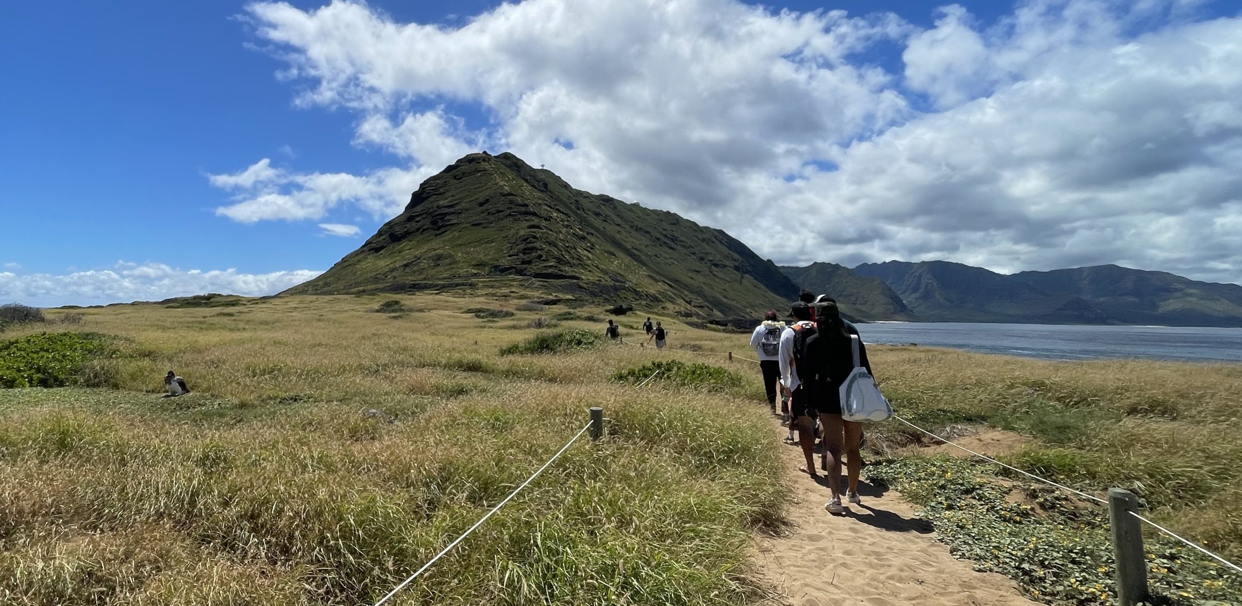 People at Kaʻena Point