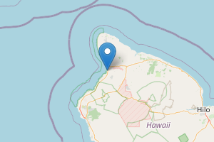 Google Map of Ala Kahakai Trail (Kawaihae-Anaehoomalu)
