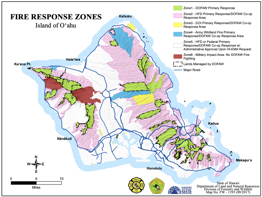 Forestry Programs Fire Response Maps