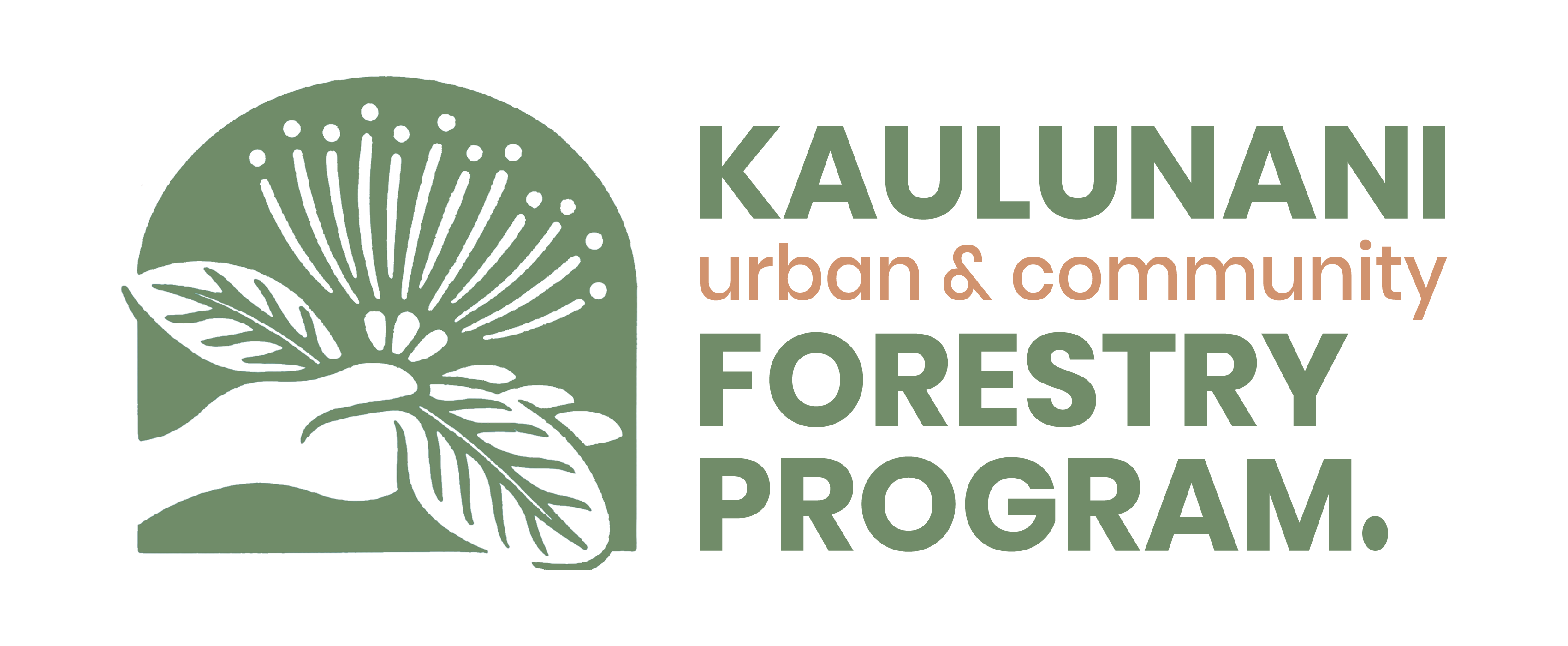 Kaulunani Urban & Community Forestry Logo