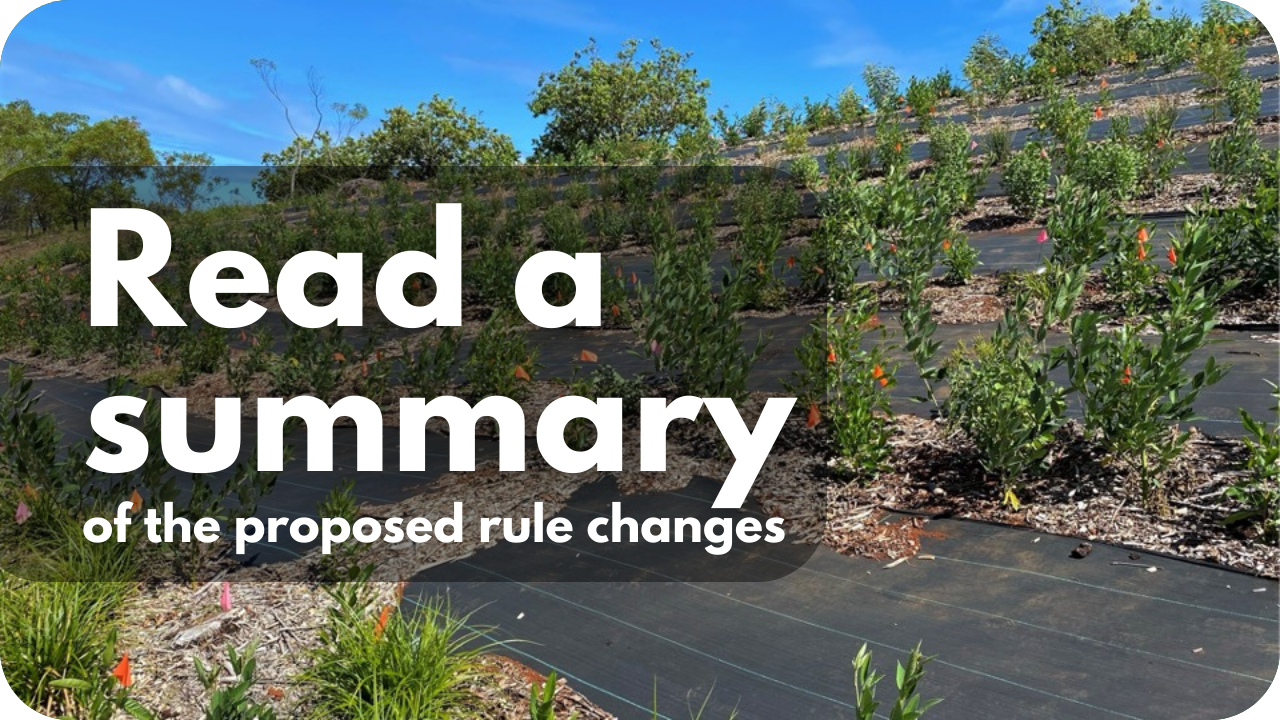 Read a summary of the proposed rule changes