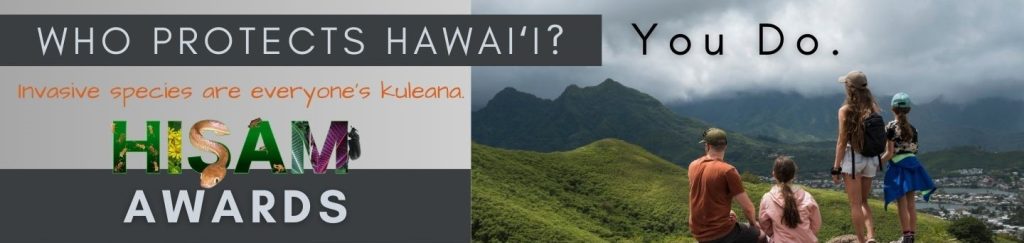 Hawaii Invasive Species Awareness Month 2024 Banner