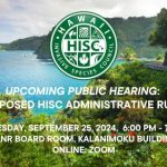 Public Hearing HISC Admin Rules