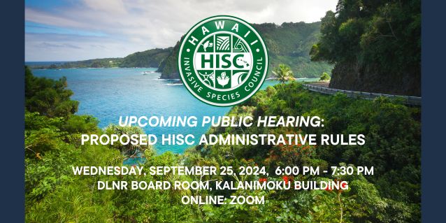 Public Hearing HISC Admin Rules