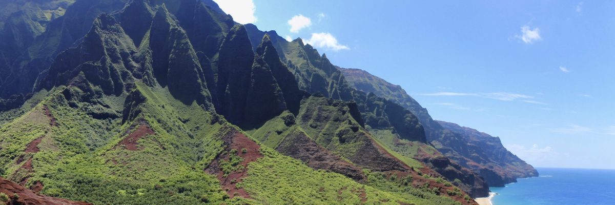 An image of the Nā Pali Coast