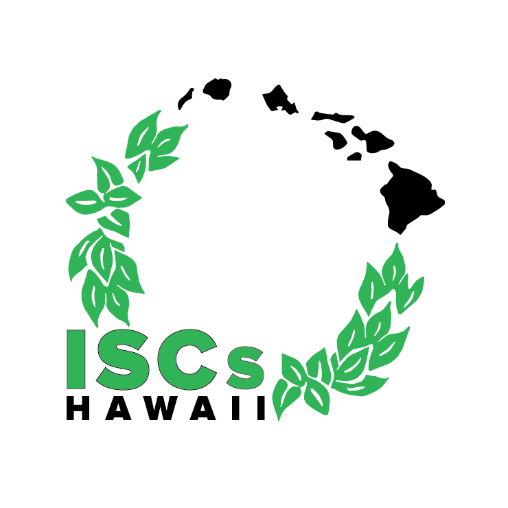 A logo for the Invasive Species Committees of Hawaiʻi