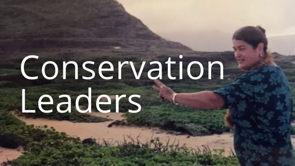 An image of Betsy Gagne at Kaʻena Point linking to info on Conservation Leaders