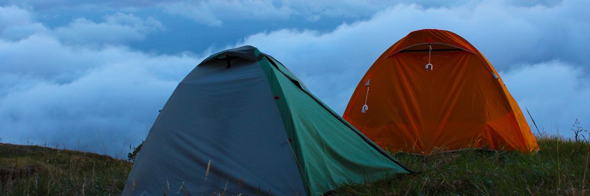An image of two tents