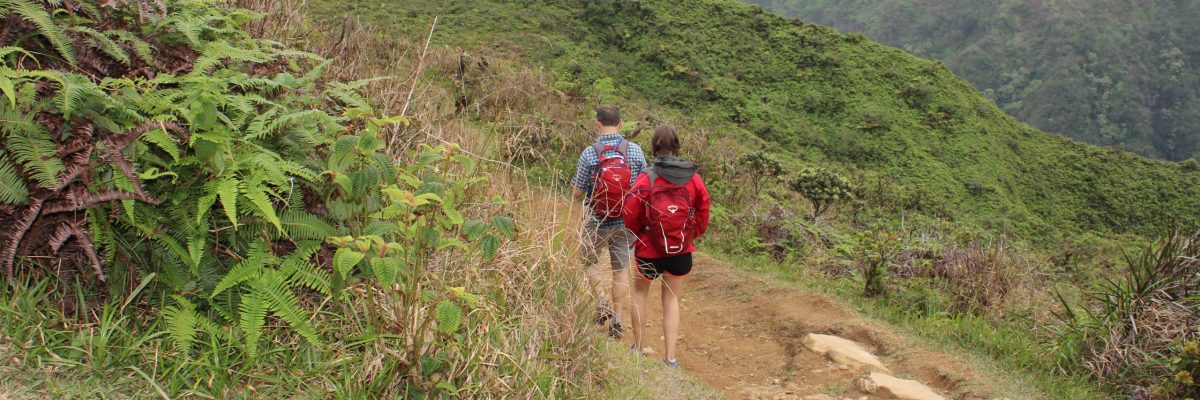 Hikers on Maui