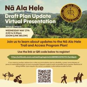 Nā Ala Hele Draft Plan Update Virtual Presentation