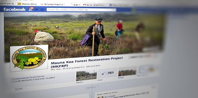 screenshot of the DLNR Facebook page