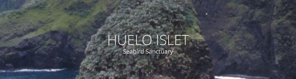 webpage header of huelo islet