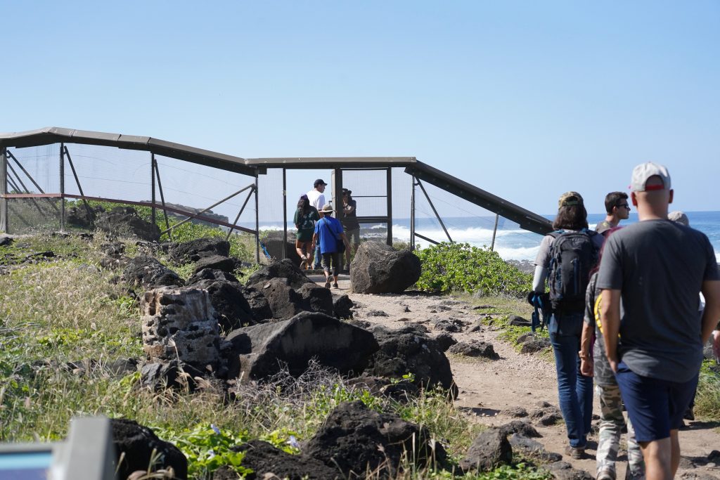 Kaʻena Point fence allows visitors and resource protection