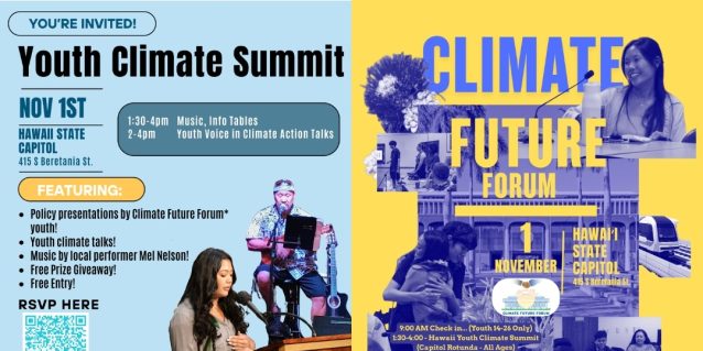 <a href="https://dlnr.hawaii.gov/blog/2025/10/24/nr25-125/">10/24/25 – Youth Invited to Climate Summit<br /><span>Read More<span class="fa3icon icon-signin"></span></span></a>