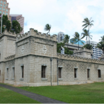 Photograph of Hale Koa, also known as 'Iolani Barracks building