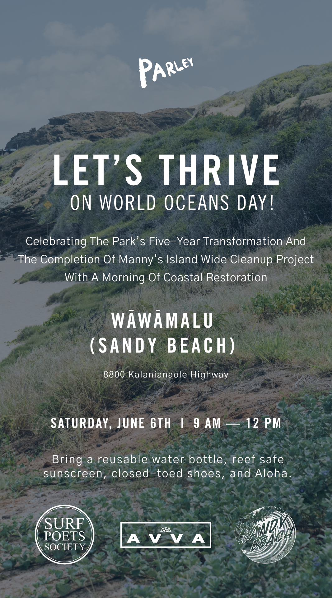 Parley Wāwāmalu event flyer