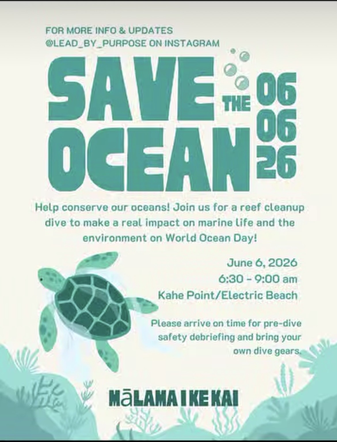 Save the Ocean Flyer