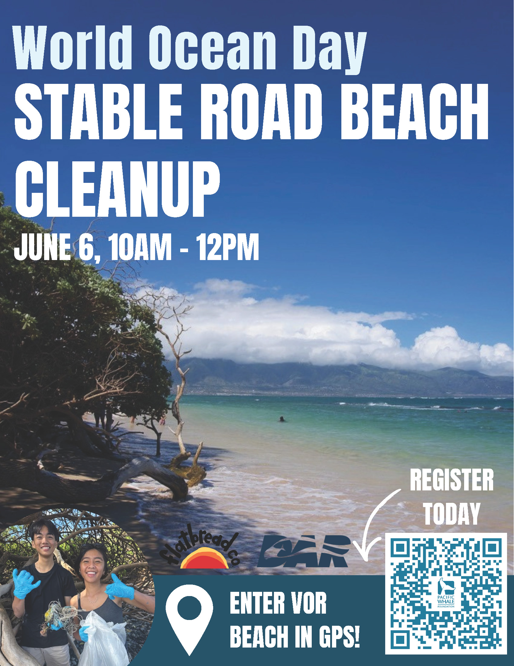Stable Road Beach Cleanup Flyer