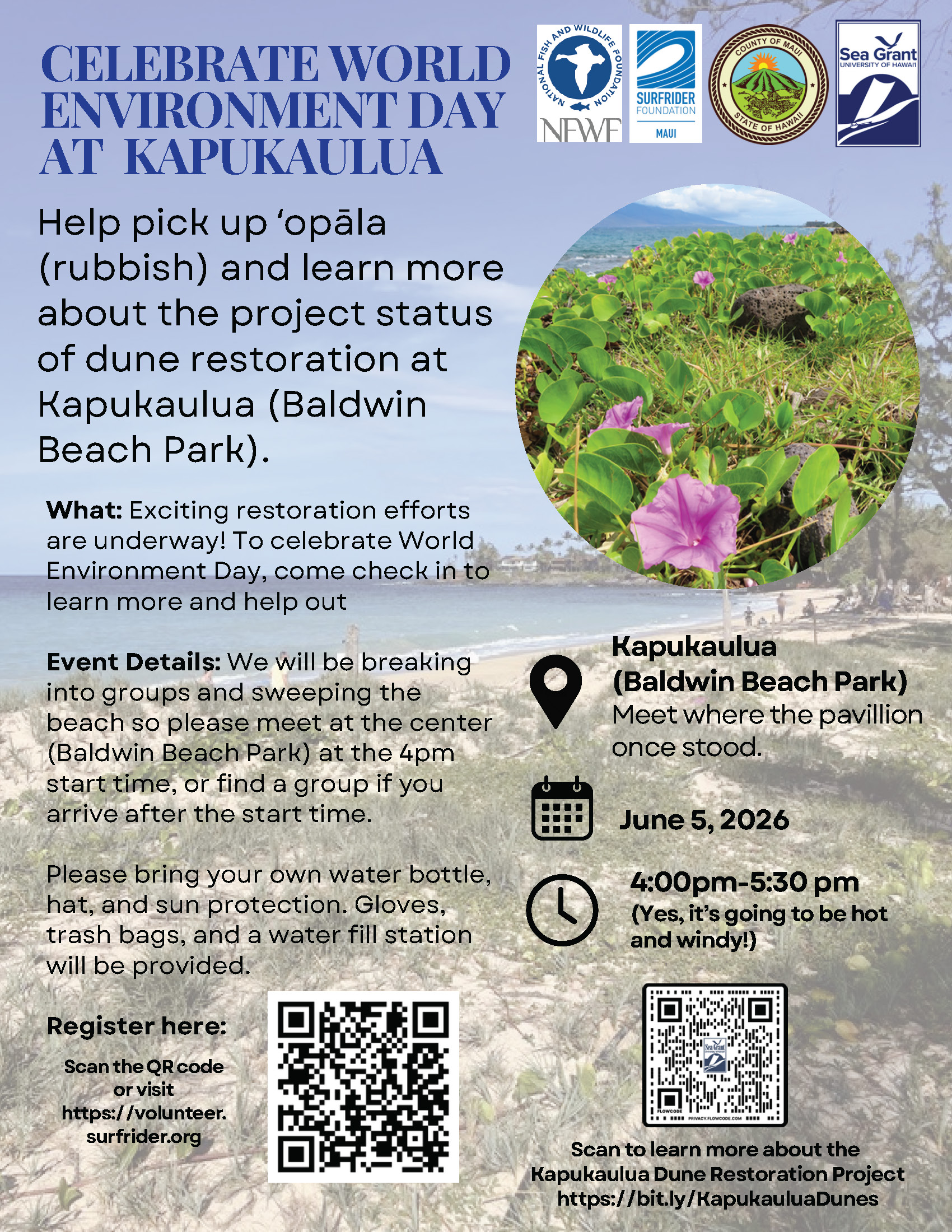World Environment Day Kapakaulua Flyer